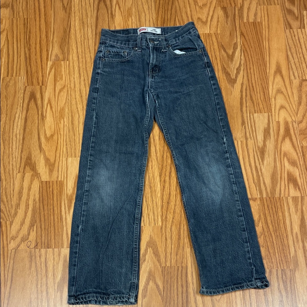 Levi's Dark Blue Straight Jeans 550 relaxed Size 12slim